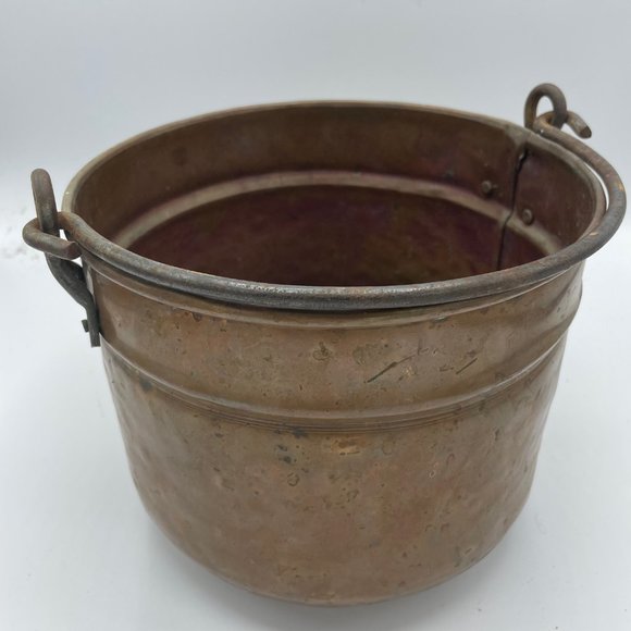 Antique Copper Cauldron Turkey - Picture 2 of 8